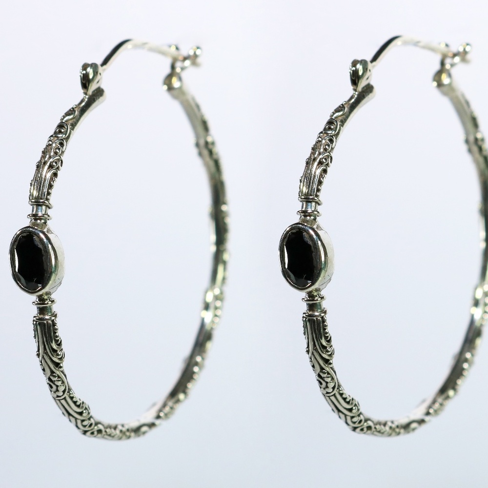 Sterling Silver Hoop Earrings